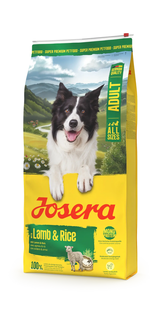 Josera Lamb & Rice – Gentle & Nutritious for Sensitive Dogs - 12.5KG