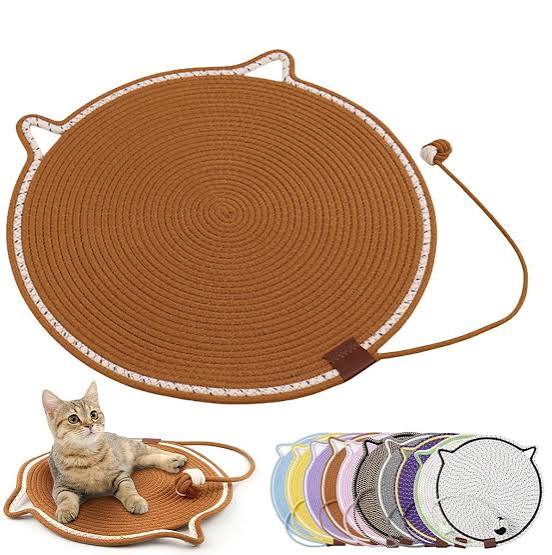 Cat scratcher pad (cat ear design)