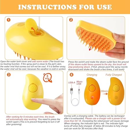 Pet Steam Brush