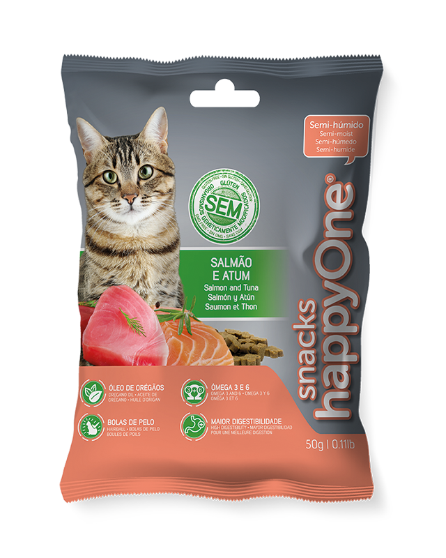 Snack semi-moist Cat - Salmon and Tuna