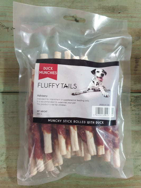 Fluffy Tails Duck Sticks 200g – Nutritious, Chewy & Full of Flavor