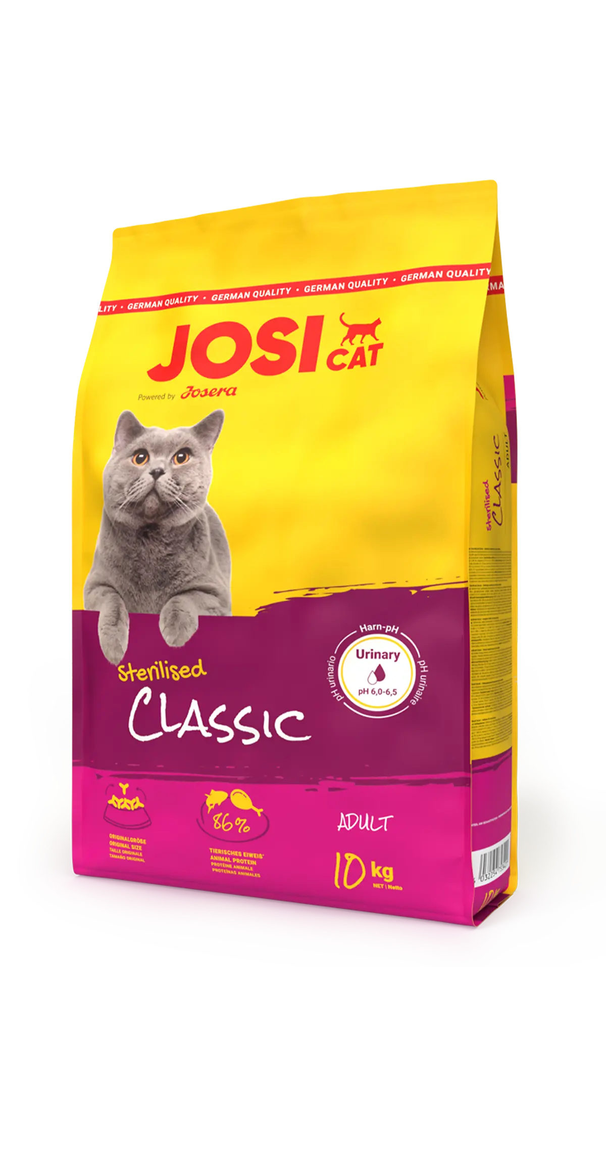 Josicat Sterilized Classic – Balanced Nutrition for Neutered Cats 10KG