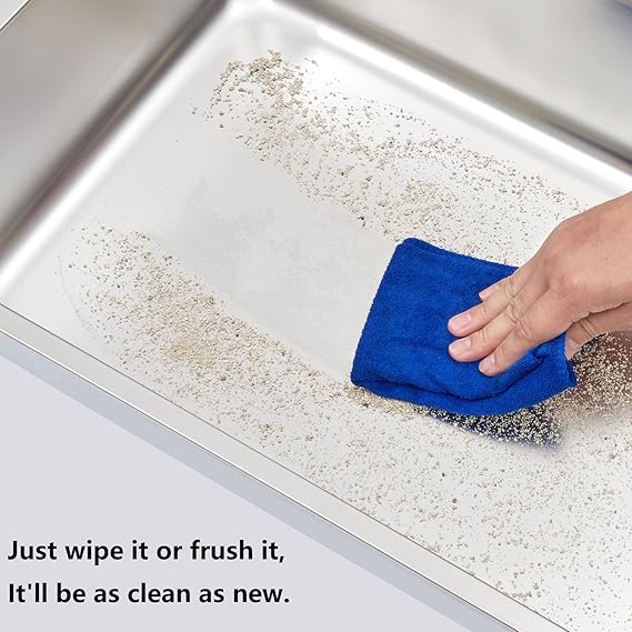 Open / high-sided stainless steel litter box