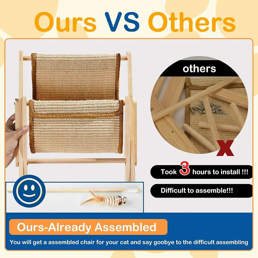 Foldable Chair Scratcher