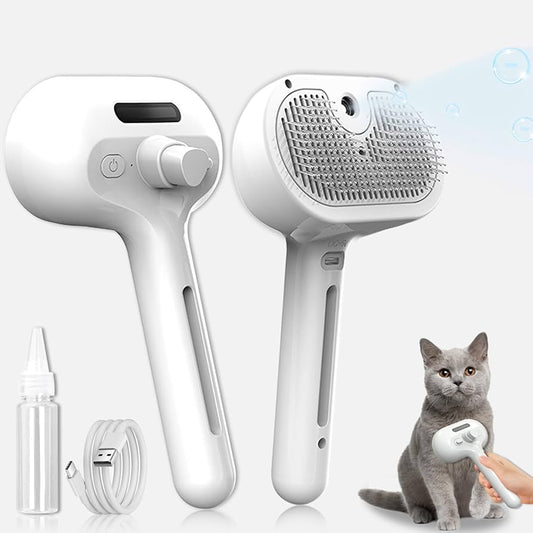 Pet steam brush