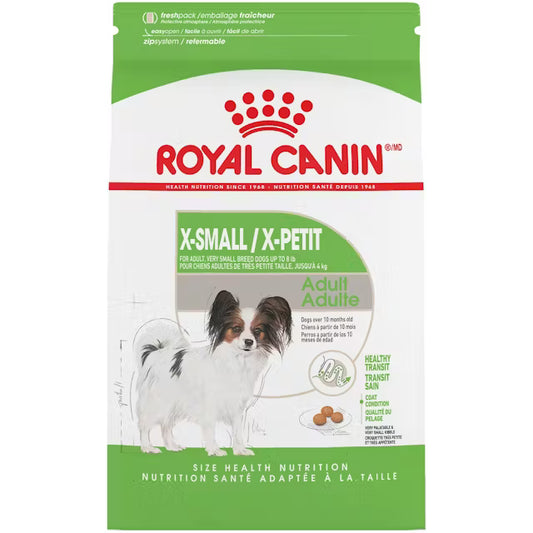 Royal Canin X-Small/X-Petit dog food package - Lebanon - Petville supplies